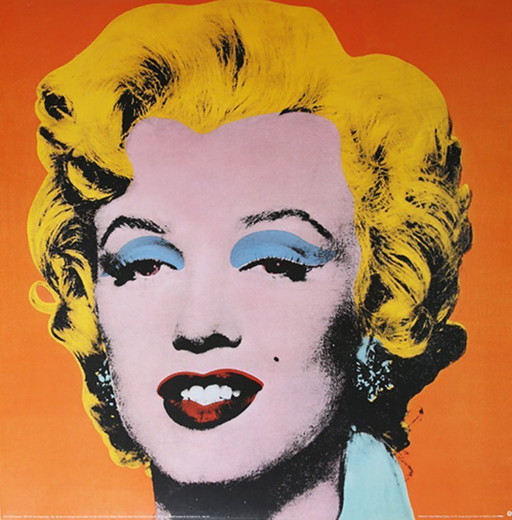 Andy Warhol ---Marilyn Monroe (orange)--AVERTISEMENT !!!