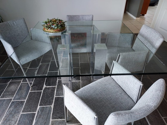 Image 1 of Tavolo da pranzo in vetro Beekcollection