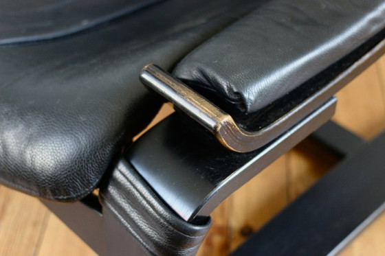 Image 1 of Fauteuil et ottoman Roche Bobois vintage lounge Kroken, Ake Frybiter