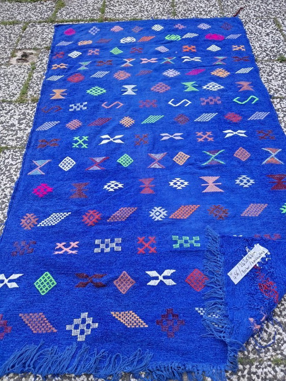 Image 1 of Handgeknoopt Berber kleed wol 243x140cm