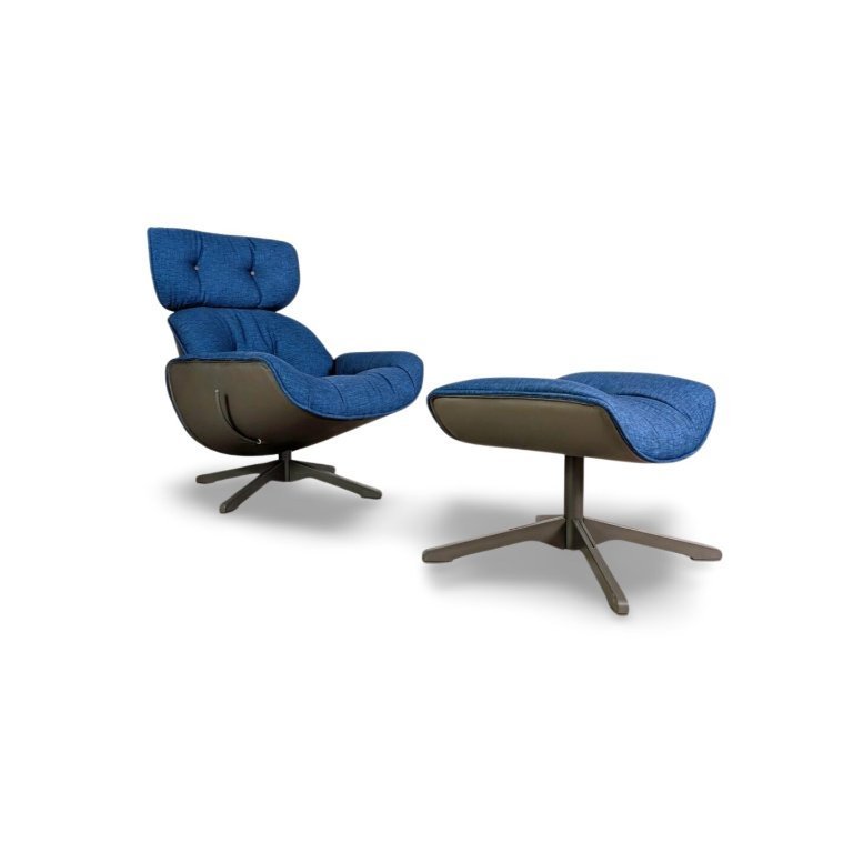 Fauteuil virgule cuir Roche Bobois - Ameublement