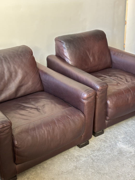 Image 1 of Natuzzi Ledersessel – Italienisches Design und hoher Komfort