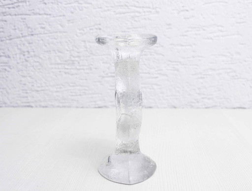 Chandelier en verre conçu par Staffan Gellerstedt pour le fabricant suédois Pukeberg