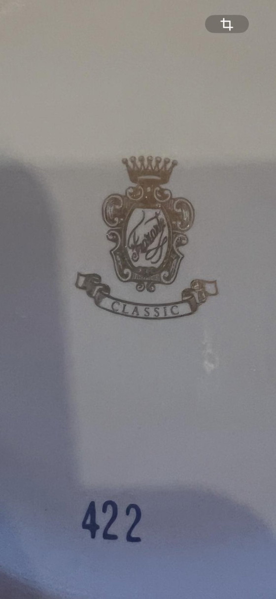 Image 1 of Vaso con coperchio in porcellana di Frazarte, Portogallo - Serie classica, XX secolo.