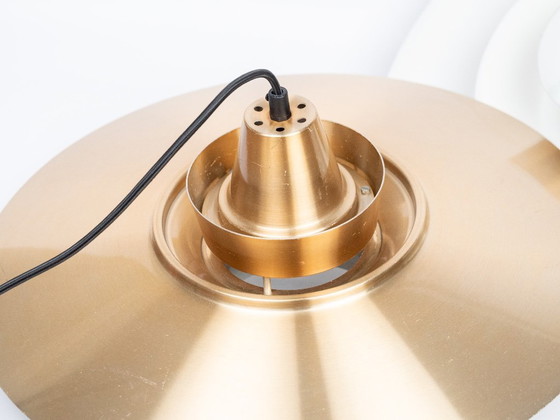 Coppia di 2 lampade a sospensione vintage danesi Superlight di David Mogensen – Alluminio (photo 7 of 18)