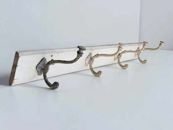 Portemanteau avec 4 crochets en fer de 1900 – Portemanteaux, Iron, Art Deco (photo 5 of 5)