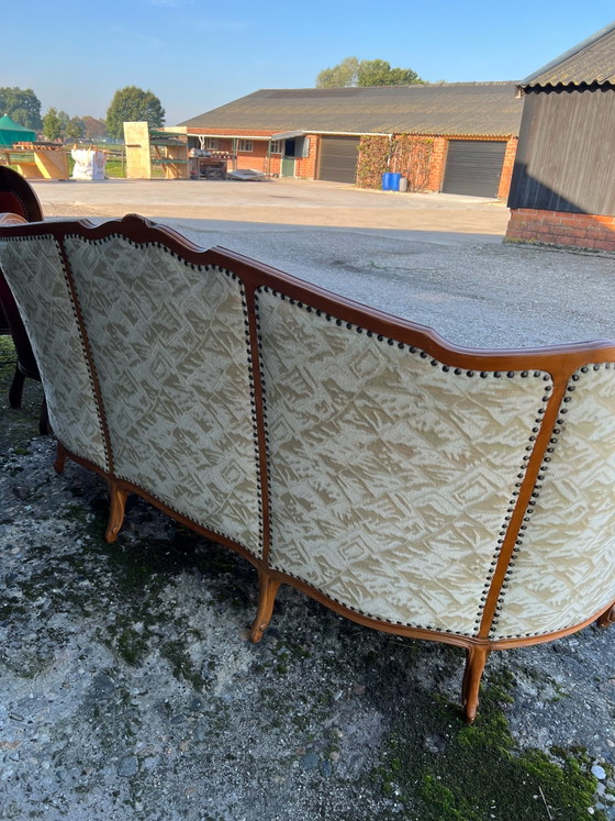 Louis Seize Sofa – Stoff, Samt (photo 5 of 7)