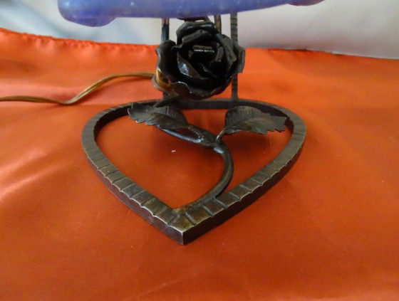 Muller Frères Table Lamp (only pick up) – Glass, Iron (photo 10 of 10)