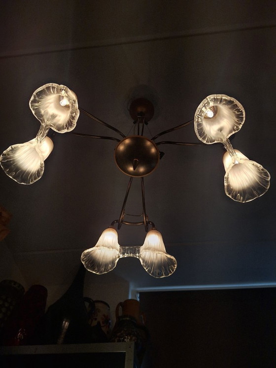 Image 1 of Metal-Lux Murano Glass Pendant Lamp