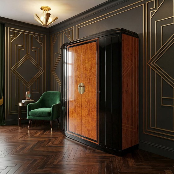 Exceptional Art Deco cabinet – Storage cabinet, Wood (photo 10 of 10)