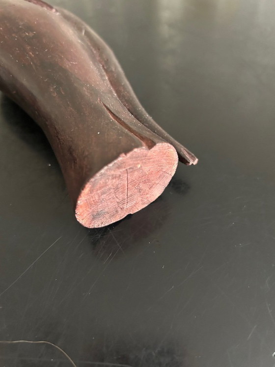 Image 1 of geschnitzter Holzelefant