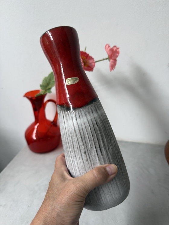 Vintage Scheurich Europ Linie Vase 520-28 – 1960s – Scheurich W-Germany, Ceramic (photo 3 of 5)
