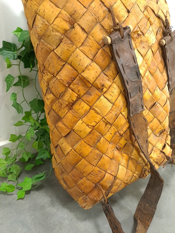 Image 1 of Vecchio cesto per la raccolta della frutta Brocante dalla Svezia