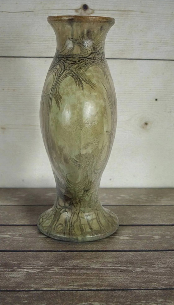 Steinzeugvase signiert Anne Marie Sybesma De Bay, auch bekannt als MIEP La Borne – Vasen, Porcelain (photo 4 of 11)