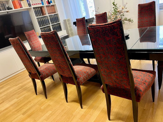 Image 1 of Art Deco stoelen, set van 8