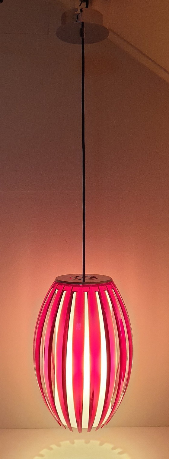 Image 1 of 2 x Herstal Pulz Tentakel XL Pendelleuchten rot