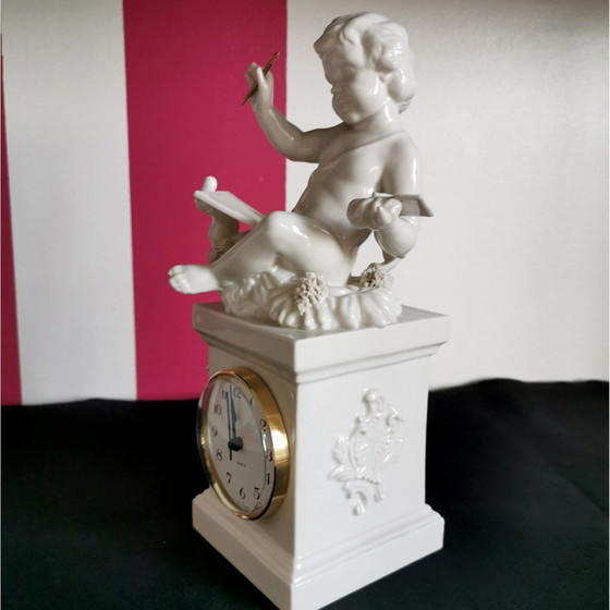 Image 1 of Algora Porcelain Clock - Writer (Arts Collection) - Limited Edition