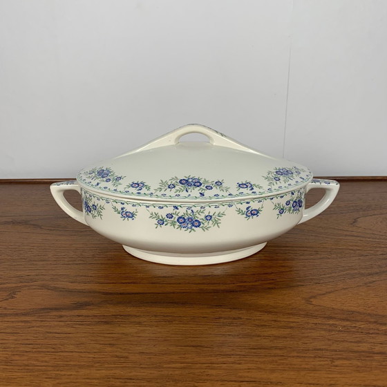 Image 1 of Kleine Suppenterrine / Gemüseschale Sarreguemines U&C, Modell Marguerite