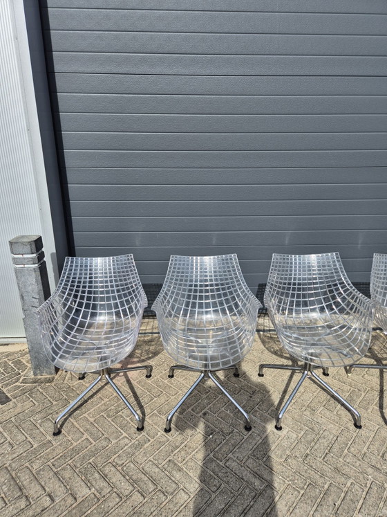 6 belle sedie di design Driade Meridiana – Sedie da pranzo, Plastica, Cromo (photo 2 of 9)
