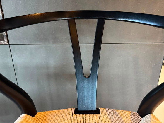 Hans Wegener Y-Chair Wishbone Barstool Black – Hans Wegner, Wood (photo 2 of 5)