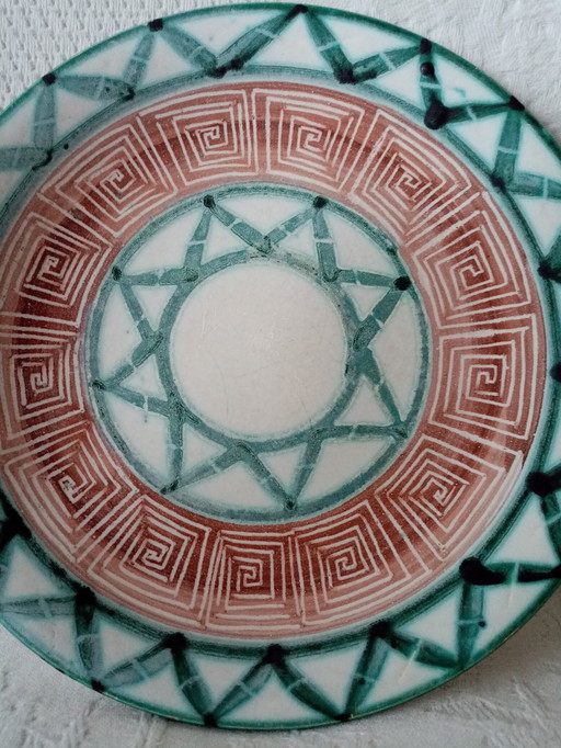 Deko-Teller Keramik Robert Picault/Vallauris 70s(19cm)