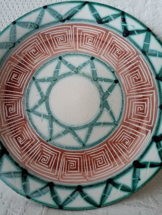 Image 1 of Deko-Teller Keramik Robert Picault/Vallauris 70s(19cm)