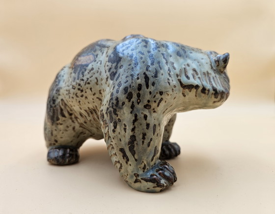 Image 1 of Orso smaltato Royal Copenhagen di Knud Kyhn 1950 raro