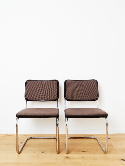 Marcel Breuer Cantilever Chair S32 for Thonet I Set of Two