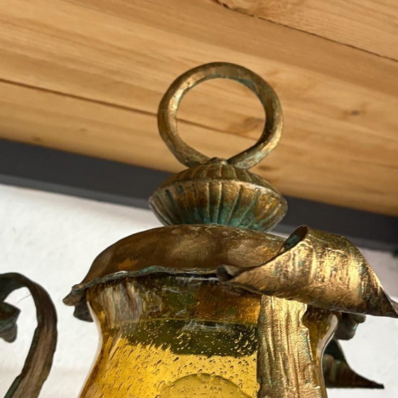 Image 1 of Wrought Iron Vintage Lantern