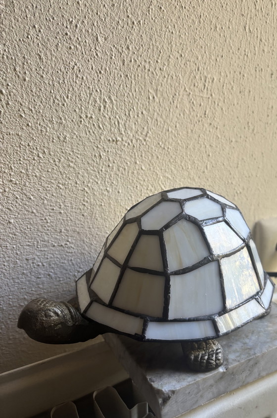 Image 1 of Lampada Tiffany - tartaruga - testuggine