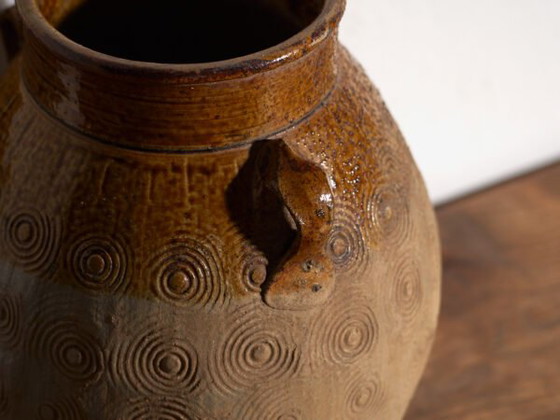 Antique Chinese glazed stoneware vase – China, circa 1900 (photo 30 of 40)