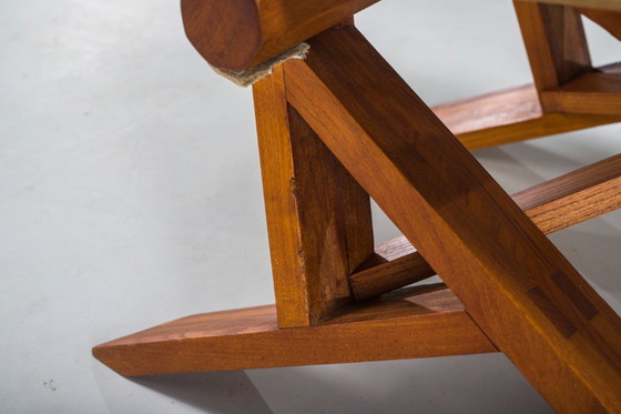 Image 1 of Französischer S46 Dromadaire Stuhl von Pierre Chapo für Ebenisterie Seltz, 1970er Jahre