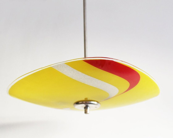 Image 1 of Plafondlamp uit het midden van de vorige eeuw uit de jaren 60