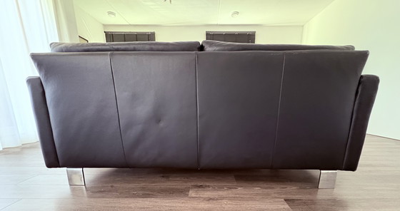 Image 1 of 2x 2.5 Leder Bizon Design Bankstel (Montel)