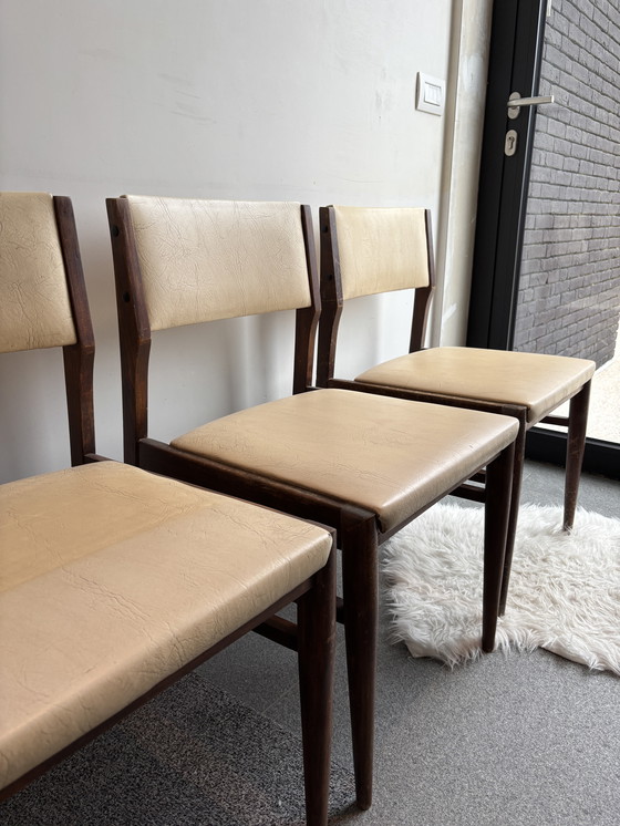 Image 1 of Set di 3 sedie da pranzo vintage