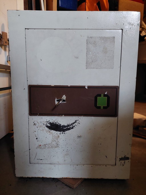 Coffre-fort/armoire ignifugée classique et robuste - Serrure à clé - Pour la maison ou le bureau