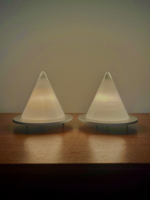 Set (2x) Peill & Putzler Table or Bedside Lamps