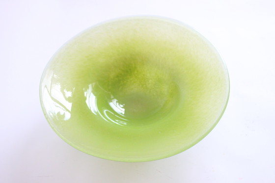 Image 1 of Ciotola verde in vetro Henry Dean