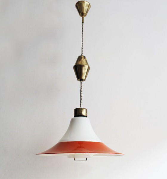 Image 1 of Vintage 1960s Adjustable Ceiling Lamp