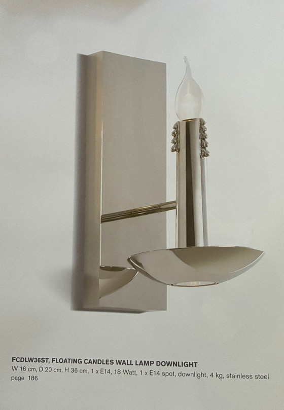 Image 1 of Lámparas de pared con velas flotantes de Brand & Van Egmond (6 unidades)