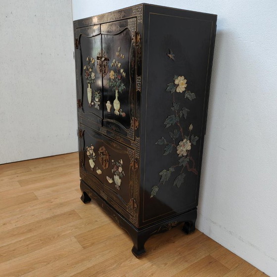 Meuble de mariage chinois vintage, vaisselier, buffet. Style Japandi chinois – Stone (photo 4 of 13)
