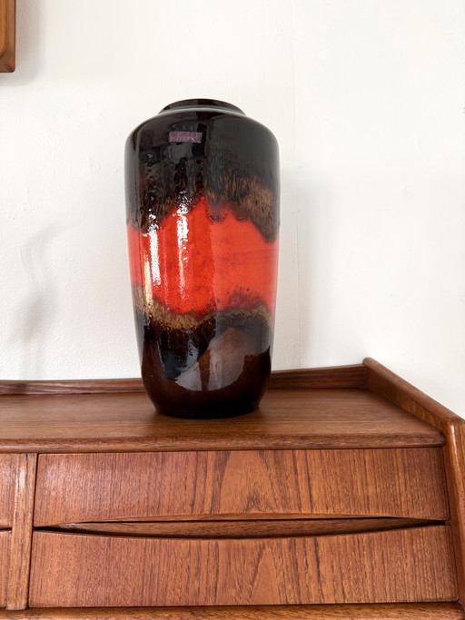 Vintage ceramic vase 517-38, Scheurich ‘60