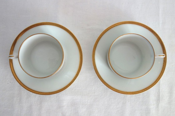 Image 1 of 2 Tassen mit Untertassen Charles Haviland, Mitte 20.