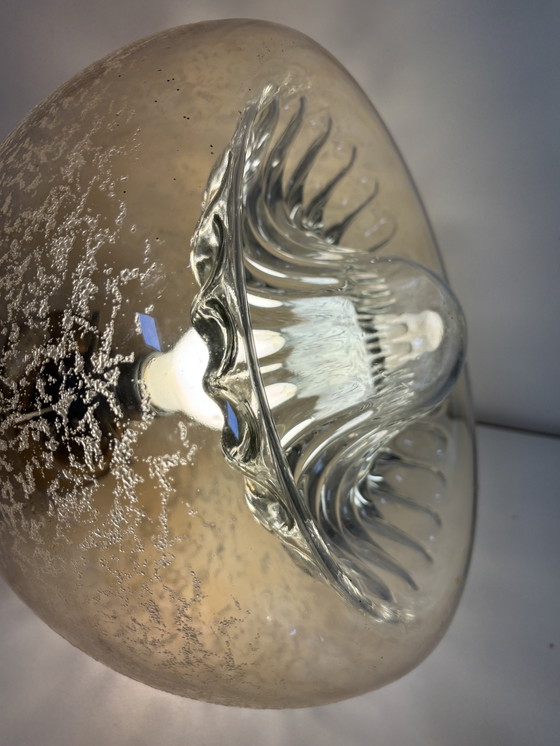 Image 1 of Rare suspension vintage – Glashütte, Limbourg, avec un magnifique effet bulles/glace