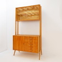 Vintage wall bookcase by František Jirák, Czechoslovakia 1960