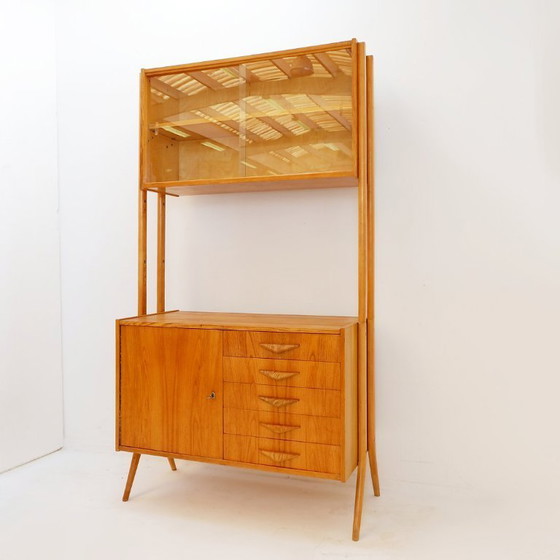 Image 1 of Bibliothèque murale vintage par František Jirák, Tchécoslovaquie 1960