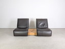 Koinor Free Motion Edit Sofa Design Couch Leder braun Balkeneiche