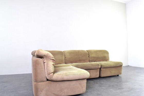 Image 1 of Mid-Century Modular Corner Sofa by Rolf Benz, 1970s.