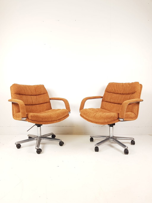 Deux chaises de bureau Artifort vintage | Chaise de bureau G. Harcourt