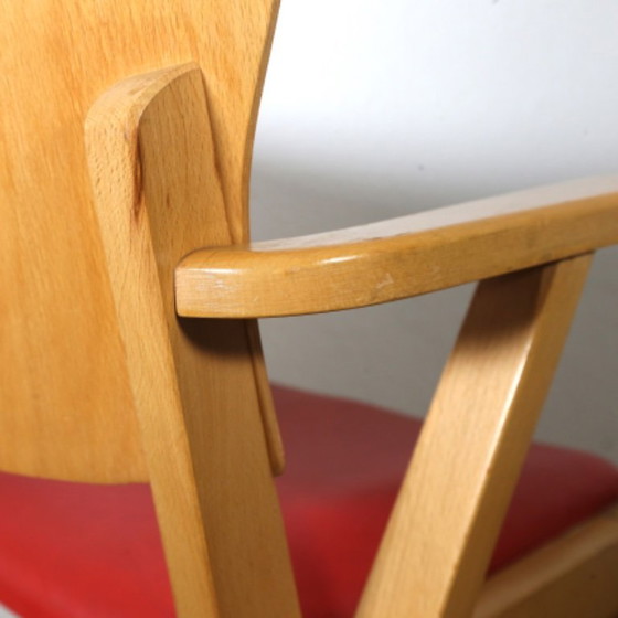 Image 1 of ❤️Seminarvoorzitter Hellerau Cultureel Meubel Selman Selmanagić GDR Midcentury Bauhaus